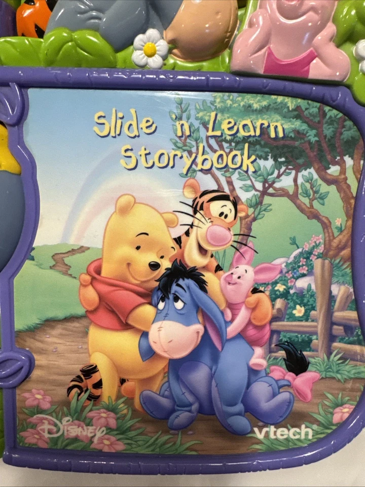 Vtech Disney Winnie Pooh Slide N Learn Storybook Electronic Talking Book 2004 - Image 2 of 4