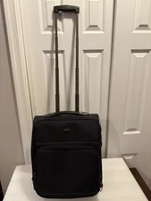 17" SAMSONITE 2-WHEEL Personal Underseat Black Softside Spirit Frontier