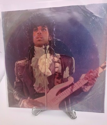 PRINCE -Purple Rain- Rare USA Purple Vinyl 7  In Picture Sleeve (Record)