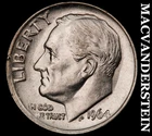 1964 Silver Roosevelt Dime - Choice Gem Brilliant Uncirculated  Lustrous  #K152