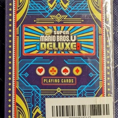 BULK LOT 39 Decks Super Mario Bros U Deluxe Playing Cards New Sealed Gaming
