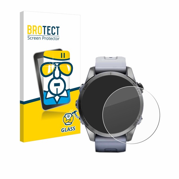 Schutzglas Panzer FüR Garmin Fenix 7S (42 Mm) 9H Display Echt Glas-image