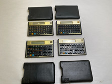 HP Hewlett Packard HP 12C Financial Calculator Vintage Lot 4 Working