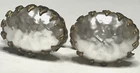 Miriam Haskell Earrings Oval Faux Baroque Pearl Screw Back Goldtone Vtg J3-056