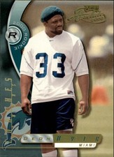 2000 Absolute Coaches Honors #207 Deon Dyer RC Rookie Card /300 . rookie card picture