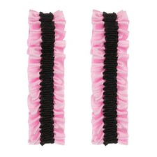 Armband Garter, 2pcs Anti-Slip Sleeve, Black on Pink Color