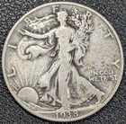 1938-D Walking Liberty Silver Half Dollar 50C - Old Glory C&C Weekly 1c Auction!