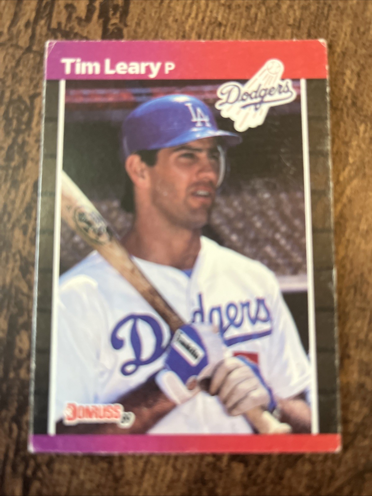 1989 Donruss Tim Leary #552 Los Angeles Dodgers Baseball Card