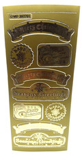 Peel off stickers 'Merry Christmas' MD 352701