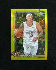 2025-26 Topps Chrome Yellow #100 Aaron Gordon 73/275 Nuggets LR51