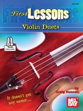 First Lessons Violin Duets - paperback Craig Duncan