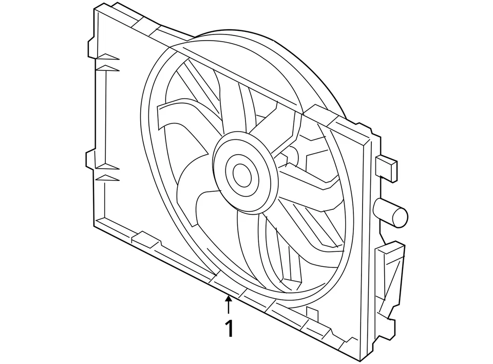 Radiator Fan Motor Fan Assembly Fits 06-09 FUSION 1999084 - Изображение 4 из 4