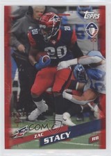 2019 Topps Alliance of American Football Red 30/99 Zac Stacy #125 0d8