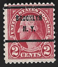 Scott# 634 2c George Washington precancel - BROOKLYN N.Y.  (A-10)