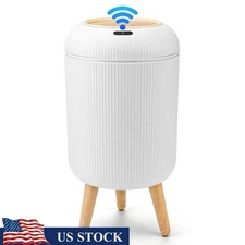 Motion Sensor Trash Can Smart Kitchen Bin Hands-Free Operation Indoor Use