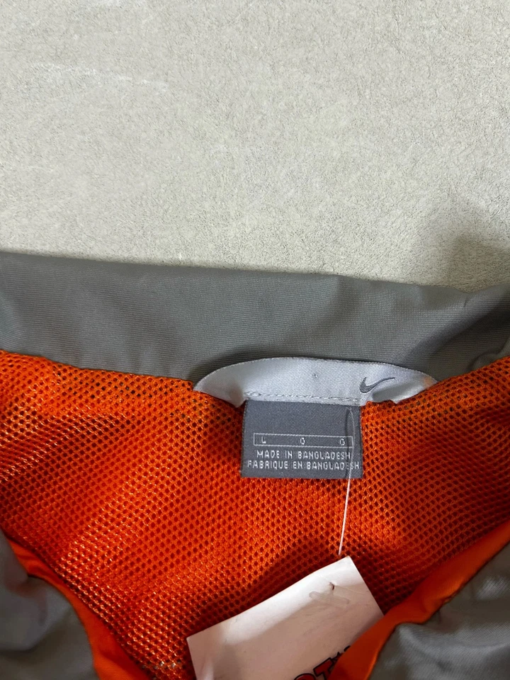 Cortavientos Nike naranja vintage años 2000 cremallera talla L Foto 3 de 4
