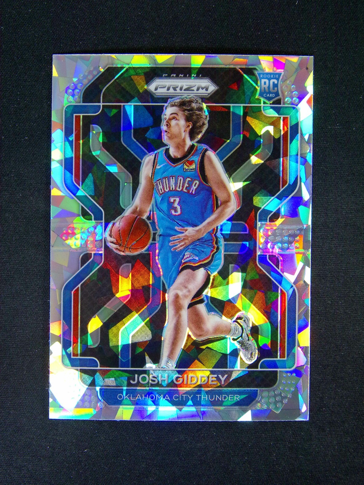 2021-22 Panini Prizm Josh Giddey #301 RC Rookie Cracked Ice