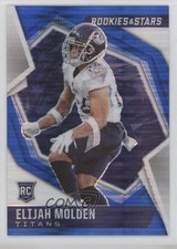 2021 Panini Rookies & Stars Blue Pulsar Prizm 8/50 Elijah Molden #146 0z92