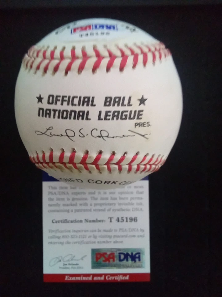KEVIN MILLWOOD Autograph Baseball MLB Ball PSA COA BRAVES RANGERS PHILLIES - Image 2 of 4
