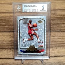 2003 UD ALL-STAR GAME MICHAEL JORDAN SLAM DUNK CHAMPION /1987 BGS 9