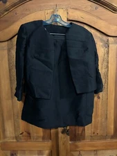 Betty Rose Womens vintage linen Suit jacket and short skirt ILGWU