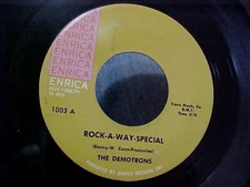 THE DEMOTRONS - 1959 SURF ROCK - ROCK-A-WAY-SPECIAL / BUGLE BOY - GREAT AUDIO
