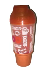 Dunkin Donuts 24oz Travel Mug Whitley Cup Orange 2010 Mister Dunkin Grip Bottom