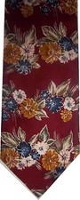 Men's tie, Cutter & Buck tie Neck wear 100% Silk Tie, Fashion Made in USA