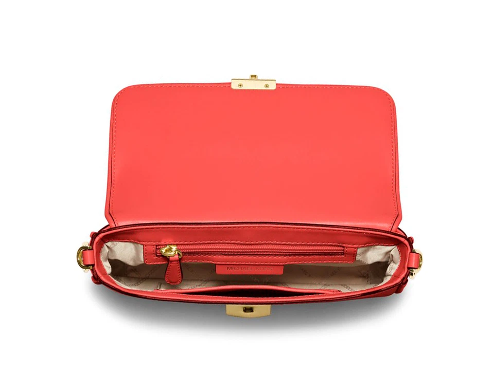 Bolso de Hombro Convertible Michael Kors Bradshaw Cuero Tachonado Sangría Nuevo con Etiquetas $398 Foto 2 de 4