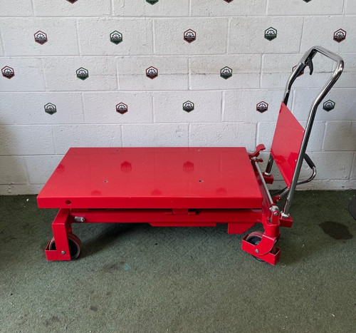 Dayton 6W804J Hydraulic Elevating Cart, 2000 lbs Capacity, with Manual