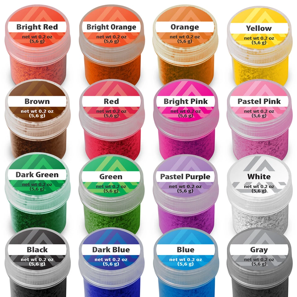 16 Colors Set Wax Dyes for Candle Making, Soy Wax Color Dye Nontoxic Supplies - Image 2 of 4