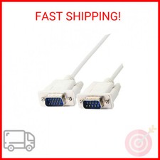 4.5 Feet DB 9 Pin Male to VGA 15 Pin Male Adapter Cable, RS232 to VGA Conversion