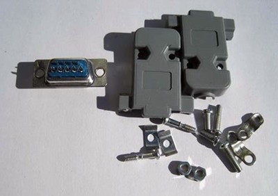 Female connector+shell DB9 connecteurs Conector Steckverbinder DB9 SUB-D