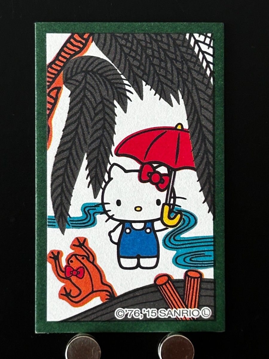 Hello Kitty 花札 HANAHUDA Hello Kitty Card Kitty White Sanrio Hanafuda Japanese Flower