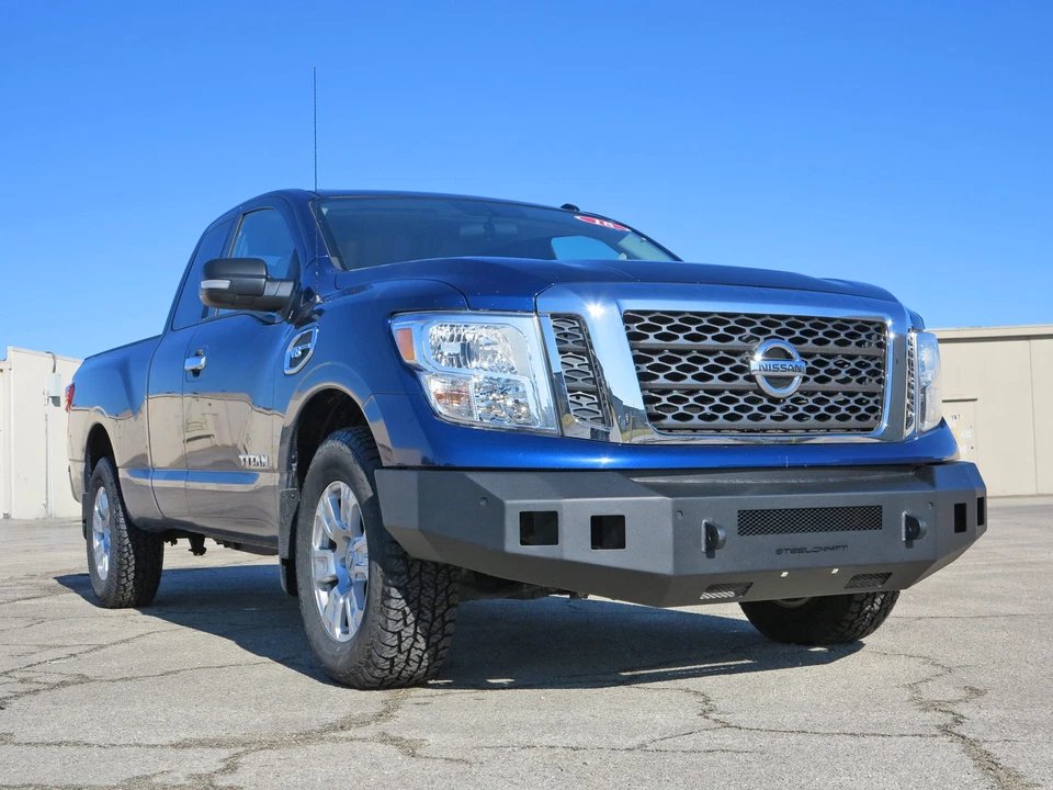 Repuesto parachoques delantero Steelcraft serie Fortis se adapta a Nissan Titan '17-'24 Foto 3 de 3