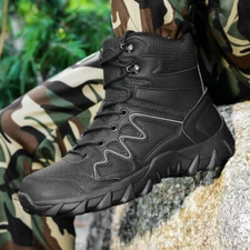 Mens Walking Trekking Ankle Boots Work Sneakers Outdoor Mountain Hiking Shoes