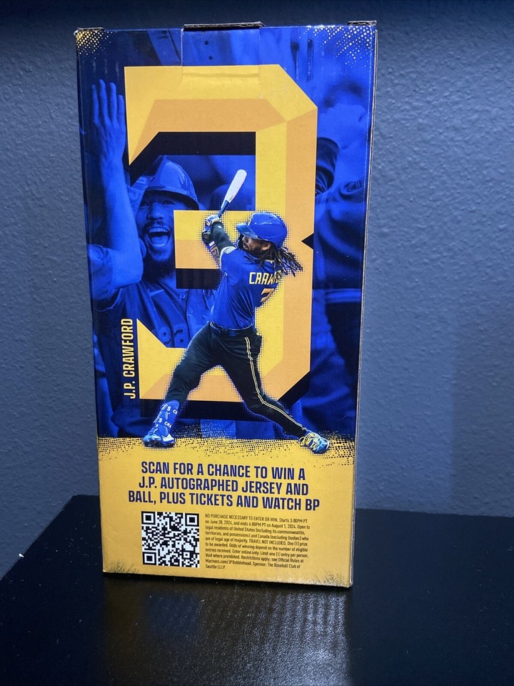 Seattle Mariners J.P. CRAWFORD City Connect Bobblehead SGA 06.28.2024