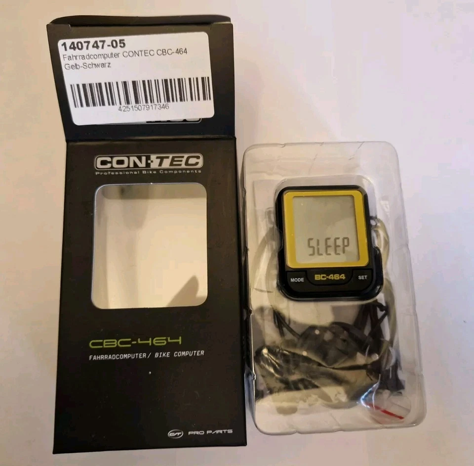 1x CONTEC Fahrradcomputer CBC-464 (Unterschiedliche Farben)