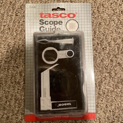 tasco scope guide for zeroing rifle scopes NEW OLD STOCK