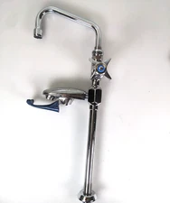 TS Brass B-1225 Glass & Pitcher Filler Faucet, push back, 6" swing nozzle