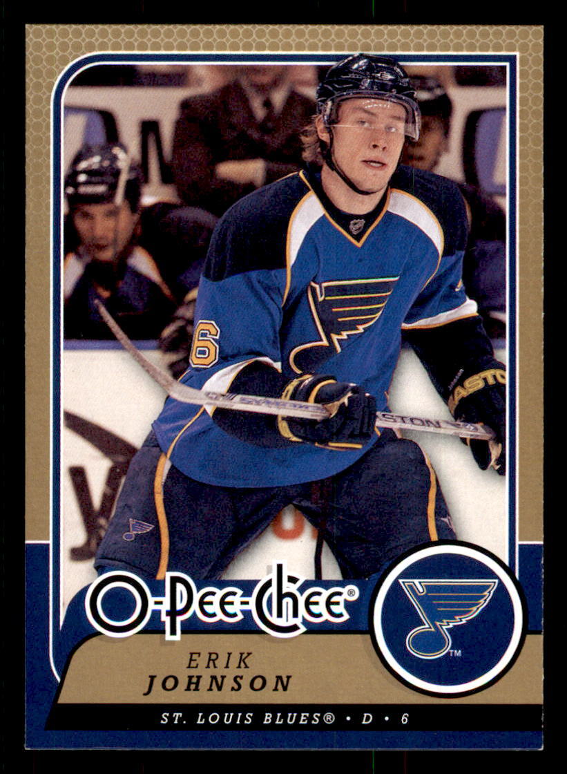 2008-09 O-Pee-Chee #262 Erik Johnson St. Louis Blues