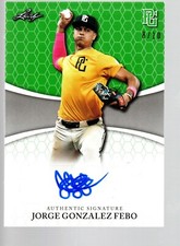Escaparate Nacional Leaf Perfect Game 2022 verde automático JGE Jorge González Febo 8/10