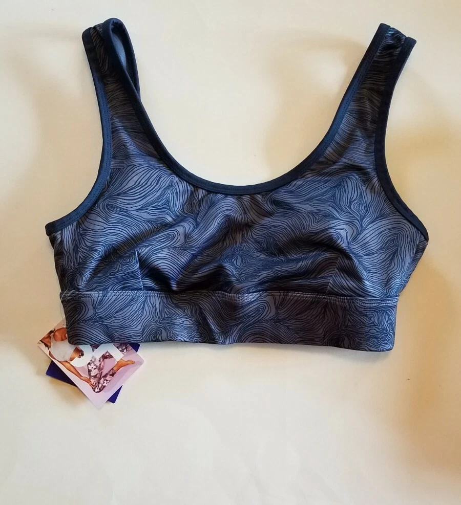 Joy Lab Women's Sports Bra Size Medium, Mid Coverage Dark Gray NWT