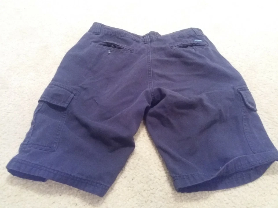 Revolution Men's Multi Pockets Navy Cargo Shorts - Image 2 of 2