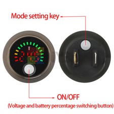 DC 7-100V Waterproof Digital Voltage Indicator Lead-Acid Li-Po With Anti-Reverse
