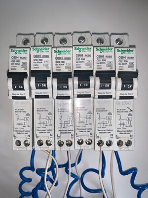 Merlin Gerin Schneider C60H iC60H R30 RCBO 6a 10a 16a 20a 32a 40a 45a MwSt inkl