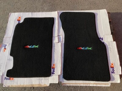 For Honda Civic crx del sol Floor mats carpet black set of2 Fits