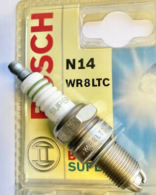 2x Bosch WR8LTC Zündkerze Super 0242229658 Spark Plug Bougie D'allumage