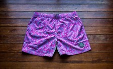 5.5 Paisley Swim Shorts - Quick Dry - No Interior Liner - Size: X-Large
