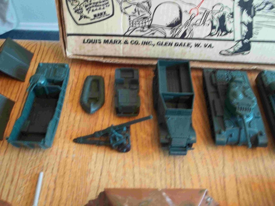 RARE 1963 MARX "Gallant Men" Army playset 4632 100 Complete in C8